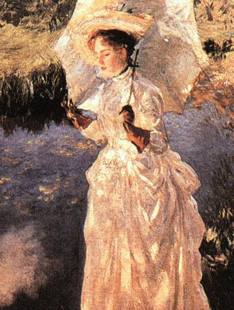 John Singer Sargent A Morning Walk oil painting picture